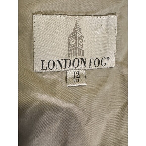 London Fog Maincoats of Weatherwear Distinction Womens 12 Pea Coat Trench VTG - Picture 4 of 16